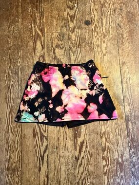 Hand dyed Tie-Dye Skirted Athletic mini Skort